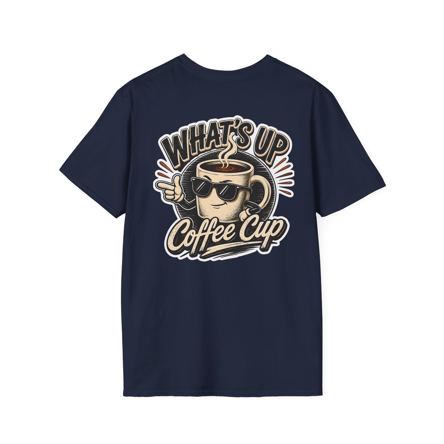 Kopikoa What's Up Coffee Cup – Unisex Pocket T-Shirt