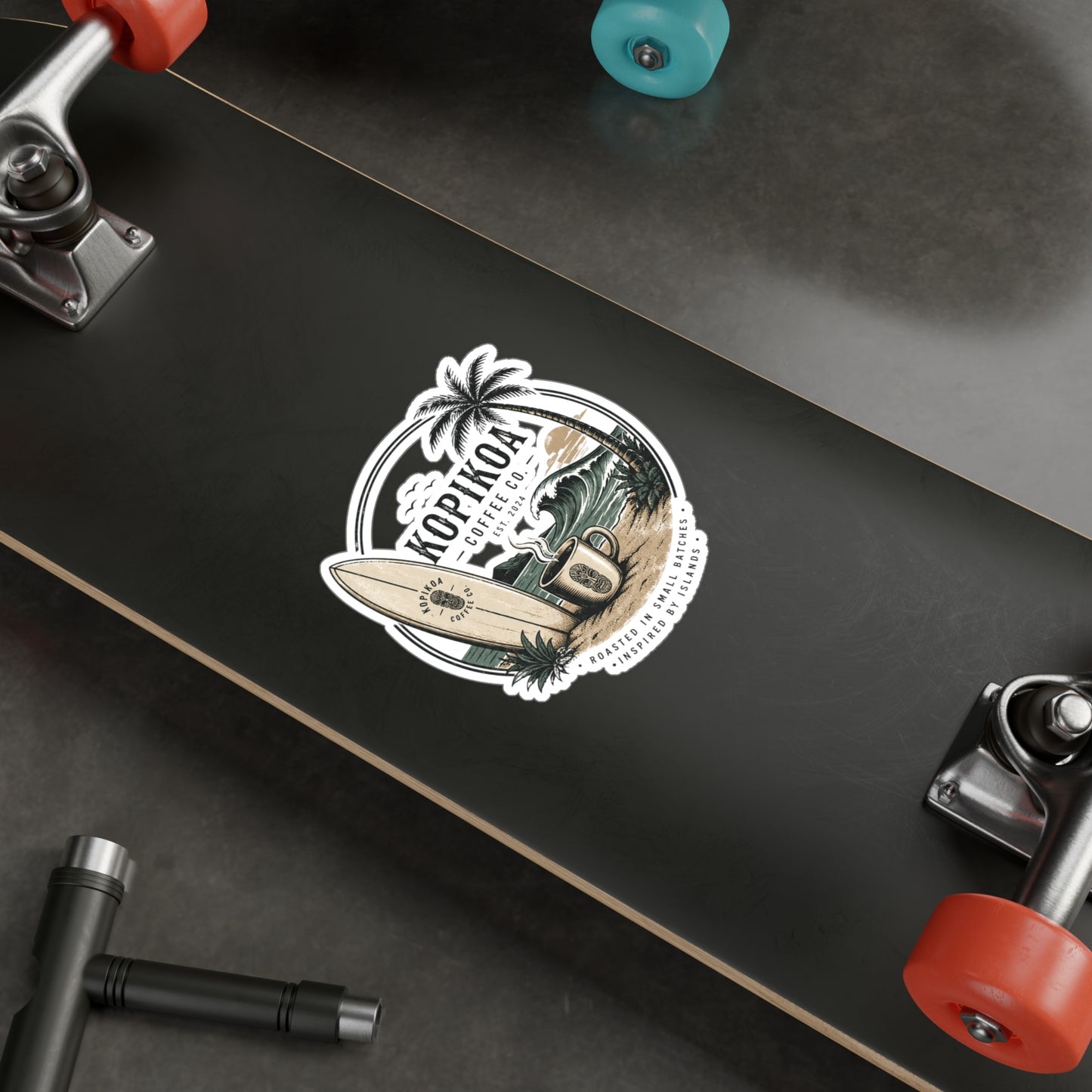 Kopikoa Surf – Kiss Cut Vinyl Decal