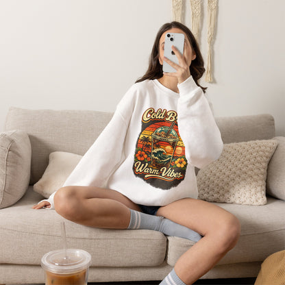 Kopikoa Cold Brew Warm Vibes – Unisex Crewneck Sweatshirt
