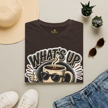 Kopikoa What's Up Coffee Cup – Unisex T-Shirt