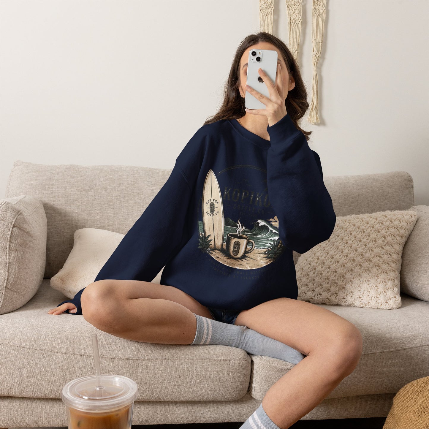 Kopikoa Surf – Unisex Crewneck Sweatshirt