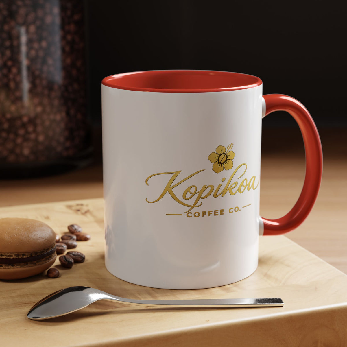 Kopikoa Logo – Accent Coffee Mug
