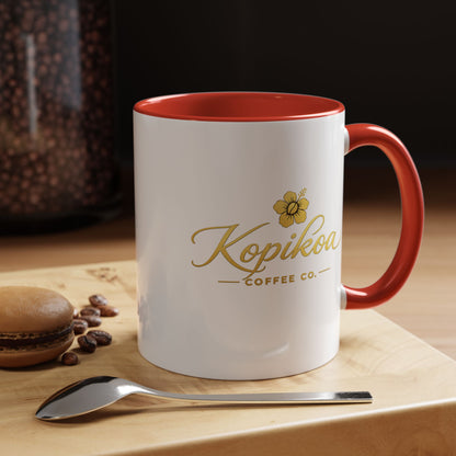 Kopikoa Logo – Accent Coffee Mug