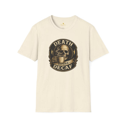 Kopikoa Death Before Decaf – Unisex T-Shirt