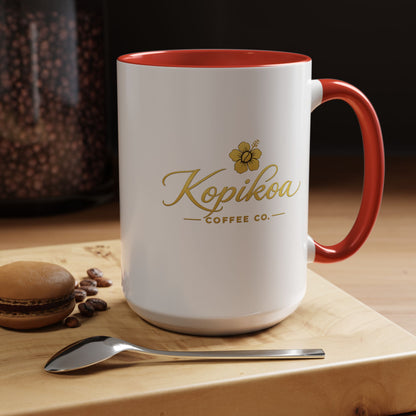 Kopikoa Logo – Accent Coffee Mug