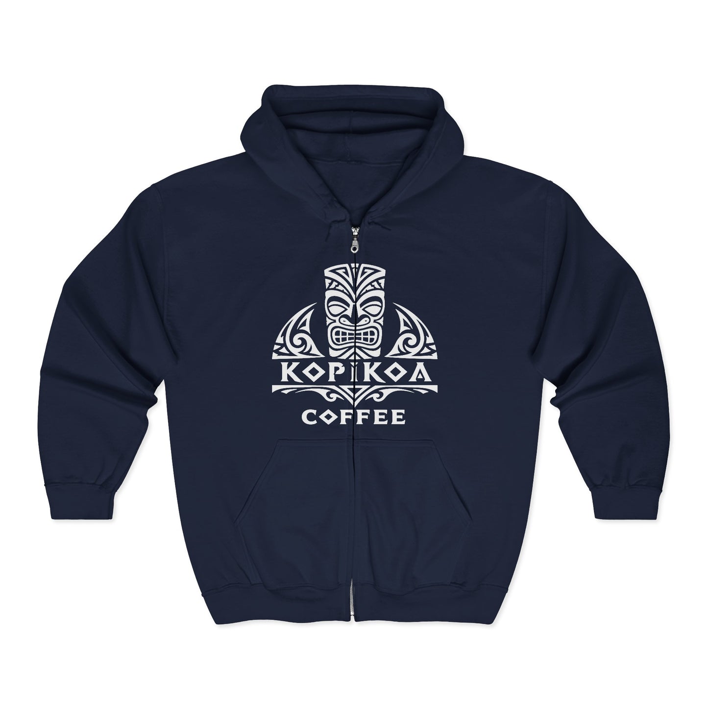 Kopika Coffee Tribal Tiki Zip Hoodie