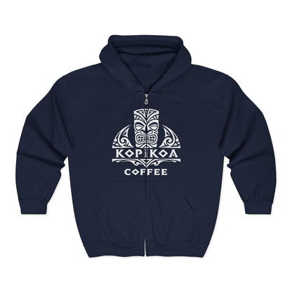 Kopika Coffee Tribal Tiki Zip Hoodie
