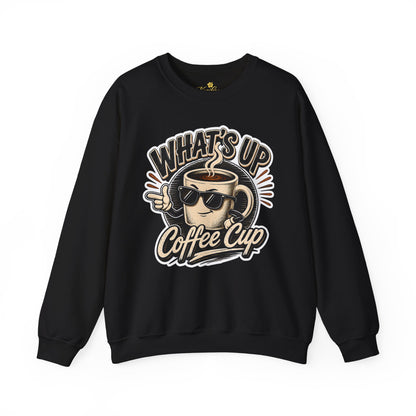 Kopikoa What's Up Coffee Cup – Unisex Crewneck Sweatshirt