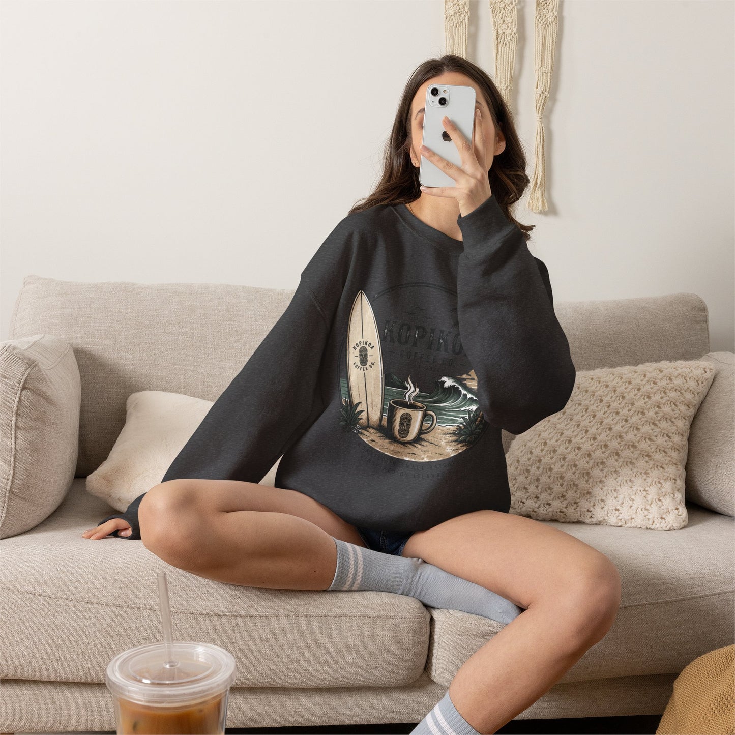 Kopikoa Surf – Unisex Crewneck Sweatshirt