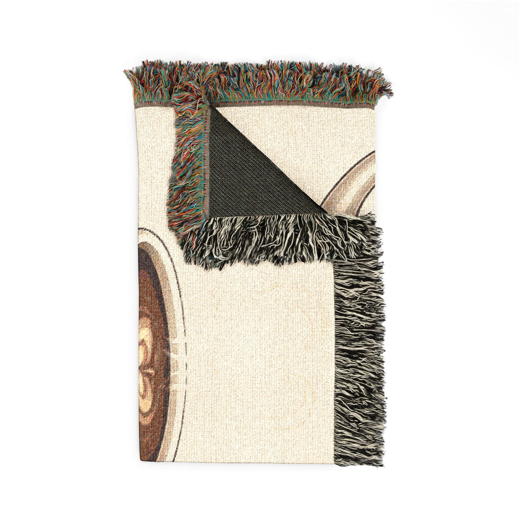 Woven Blanket — "A Hug in a Mug" Cute Coffee Mug Throw Blanket