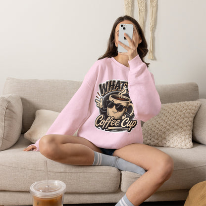 Kopikoa What's Up Coffee Cup – Unisex Crewneck Sweatshirt
