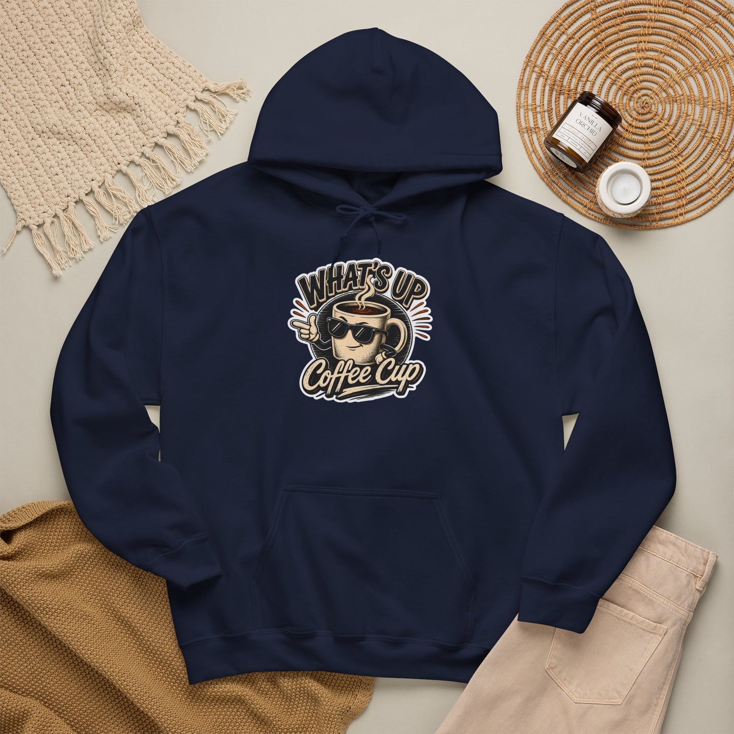Kopikoa What's Up Coffee Cup – Unisex Hoodie