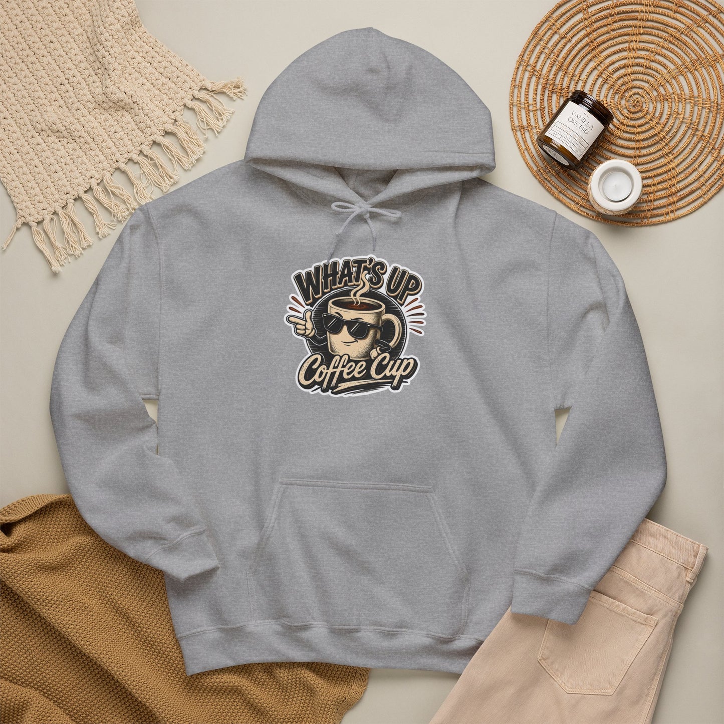 Kopikoa What's Up Coffee Cup – Unisex Hoodie