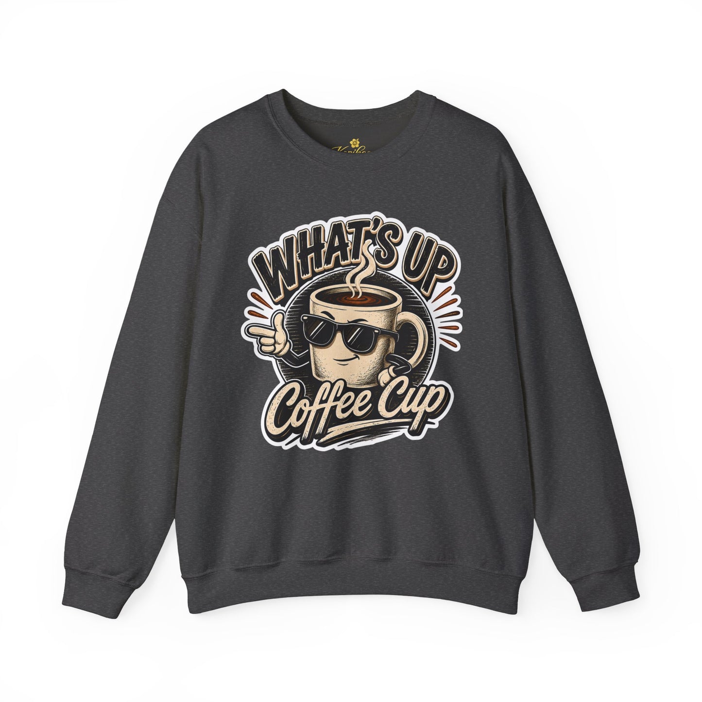 Kopikoa What's Up Coffee Cup – Unisex Crewneck Sweatshirt