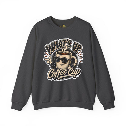 Kopikoa What's Up Coffee Cup – Unisex Crewneck Sweatshirt