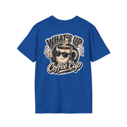 Kopikoa What's Up Coffee Cup – Unisex Pocket T-Shirt