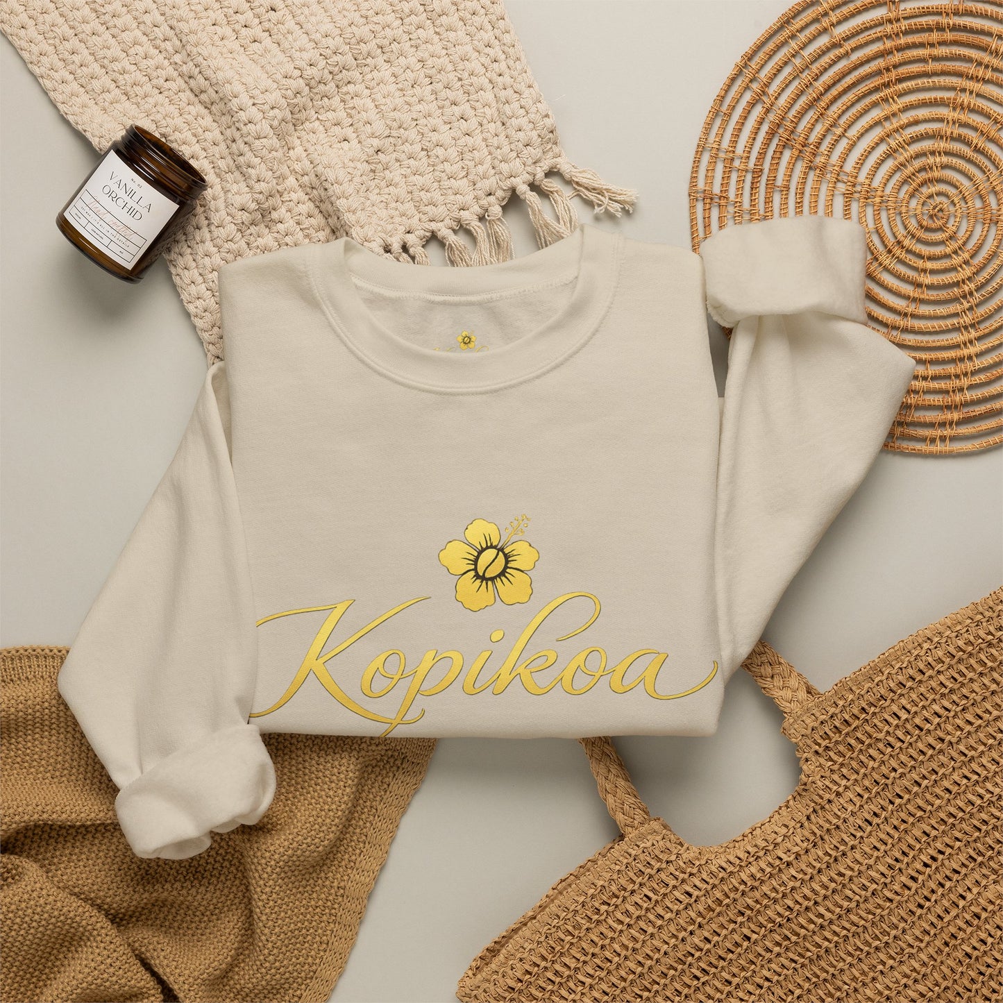 Kopikoa Traditional Logo – Unisex Crewneck Sweatshirt