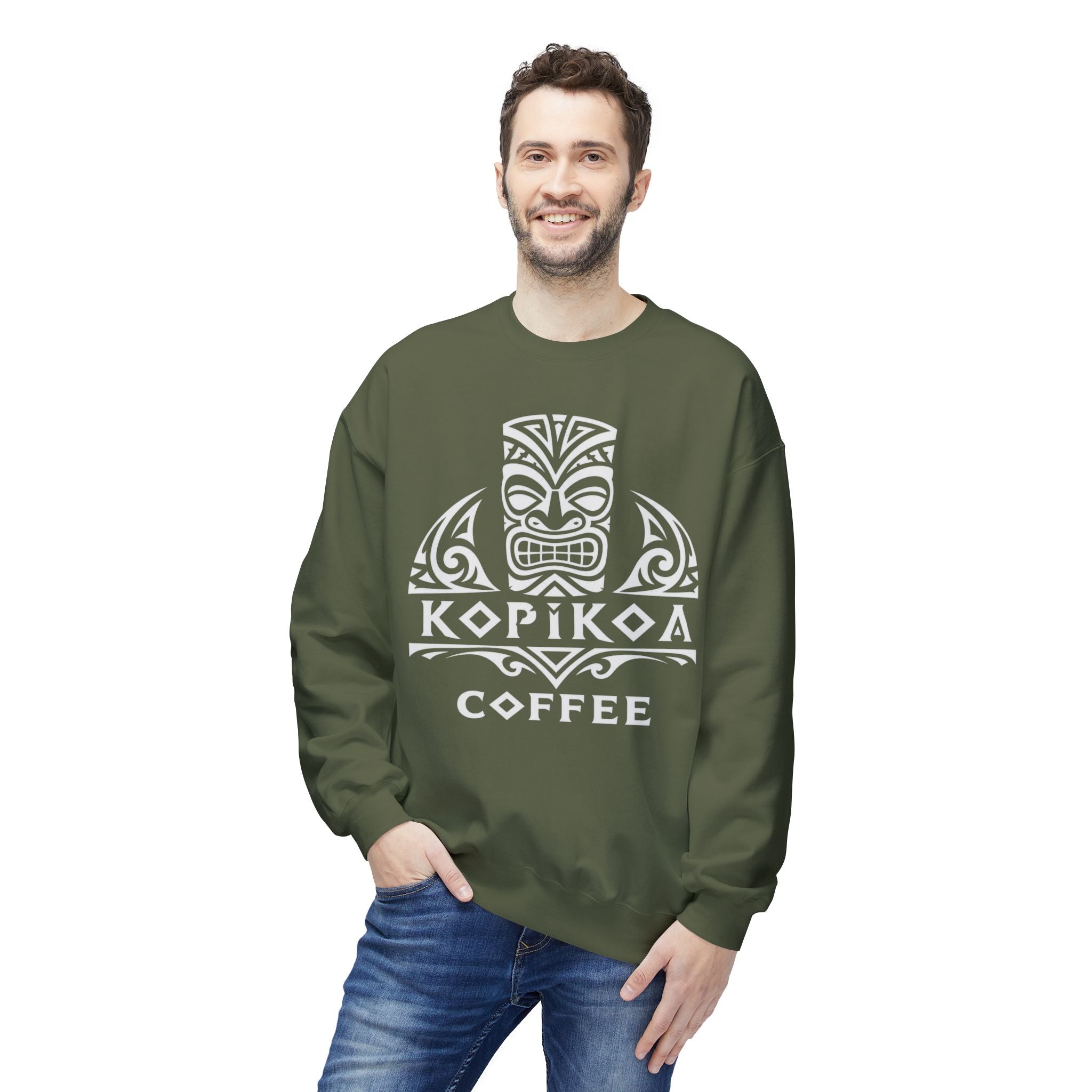 Crewneck Sweatshirt — Kopikoa Coffee Logo Pullover