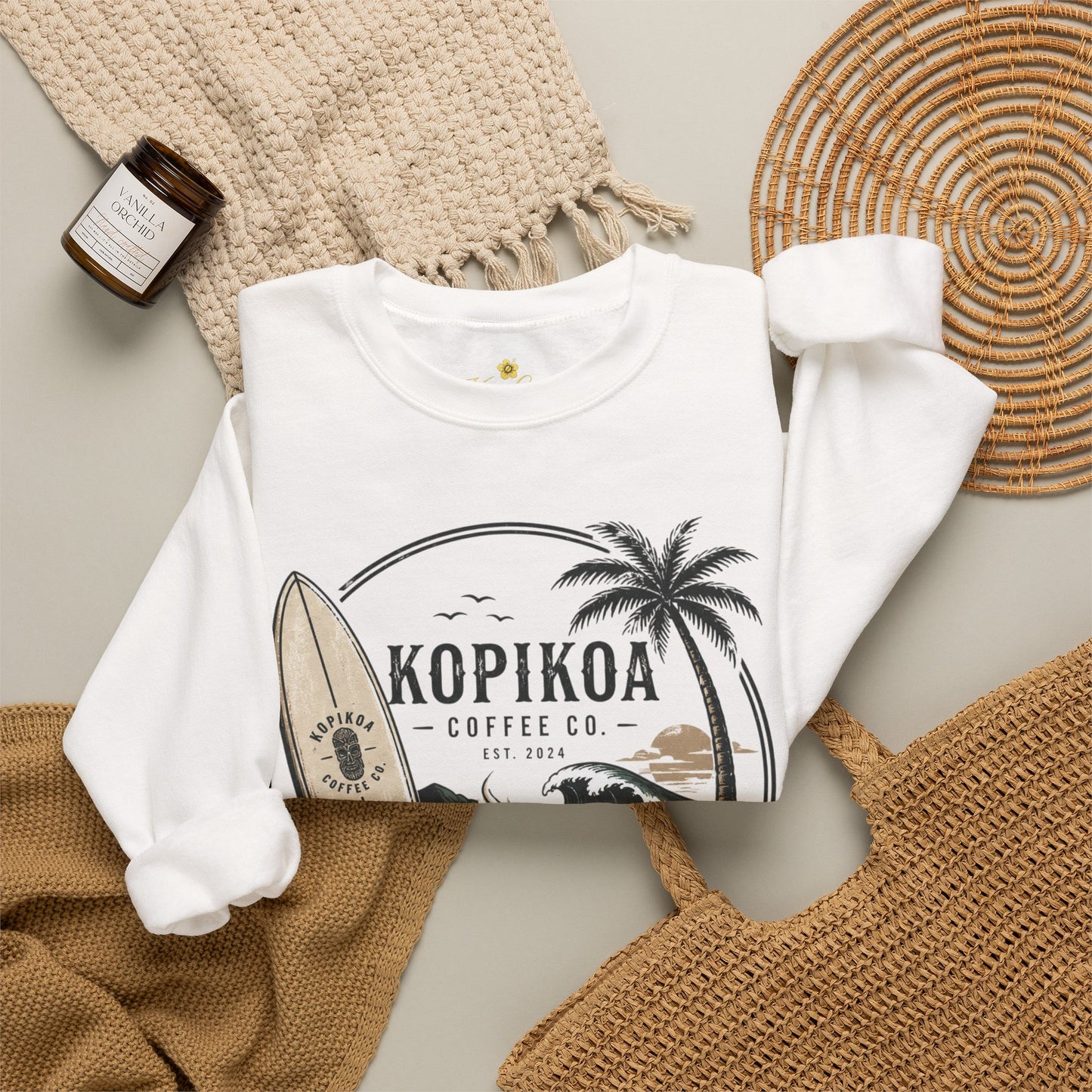 Kopikoa Surf – Unisex Crewneck Sweatshirt