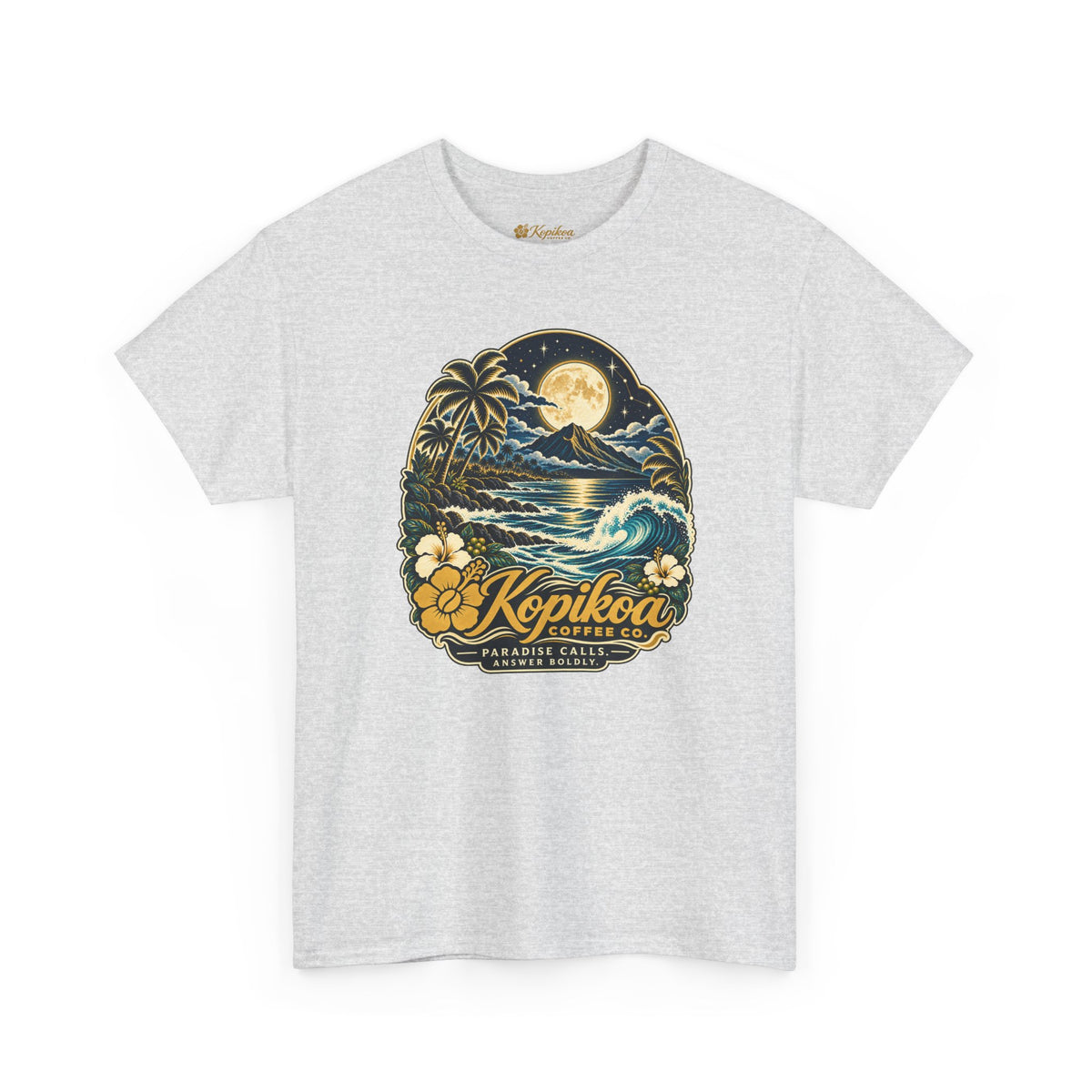 Kopikoa Moonlit Hawaiian Tee