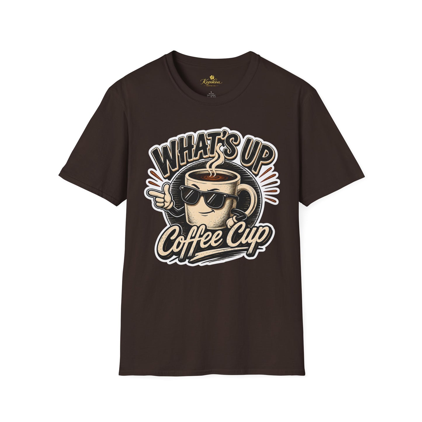 Kopikoa What's Up Coffee Cup – Unisex T-Shirt