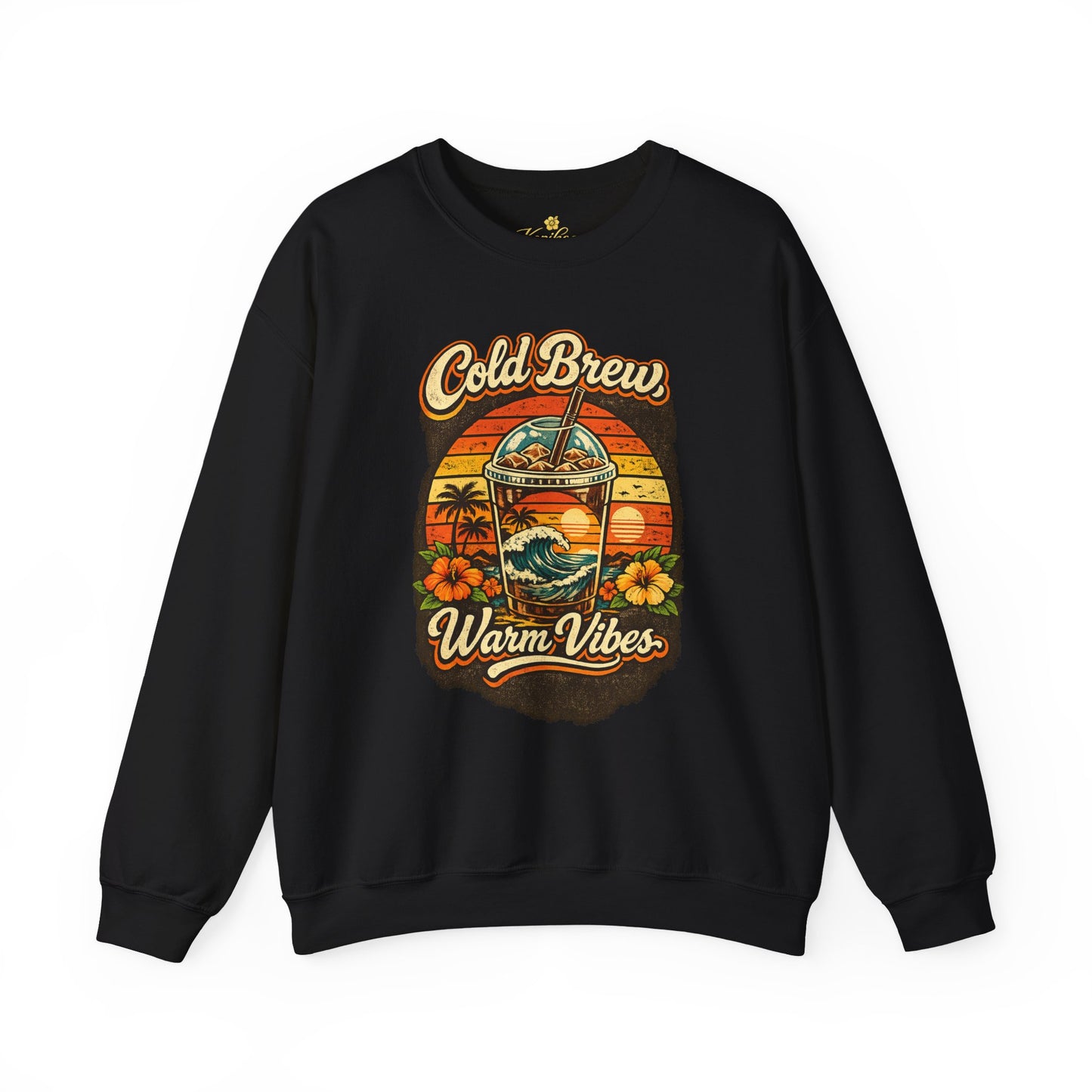 Kopikoa Cold Brew Warm Vibes – Unisex Crewneck Sweatshirt