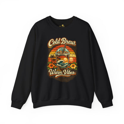 Kopikoa Cold Brew Warm Vibes – Unisex Crewneck Sweatshirt