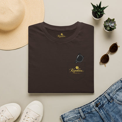 Kopikoa What's Up Coffee Cup – Unisex Pocket T-Shirt
