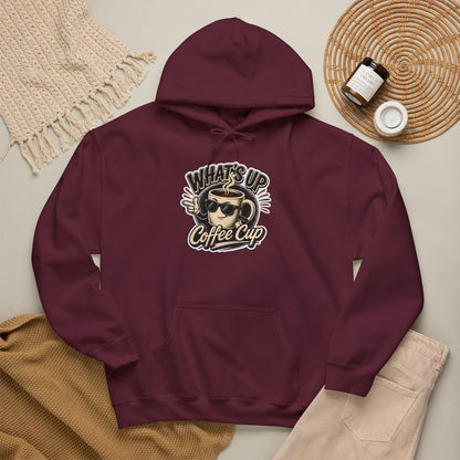 Kopikoa What's Up Coffee Cup – Unisex Hoodie