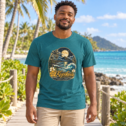 Kopikoa Moonlit Hawaiian Tee