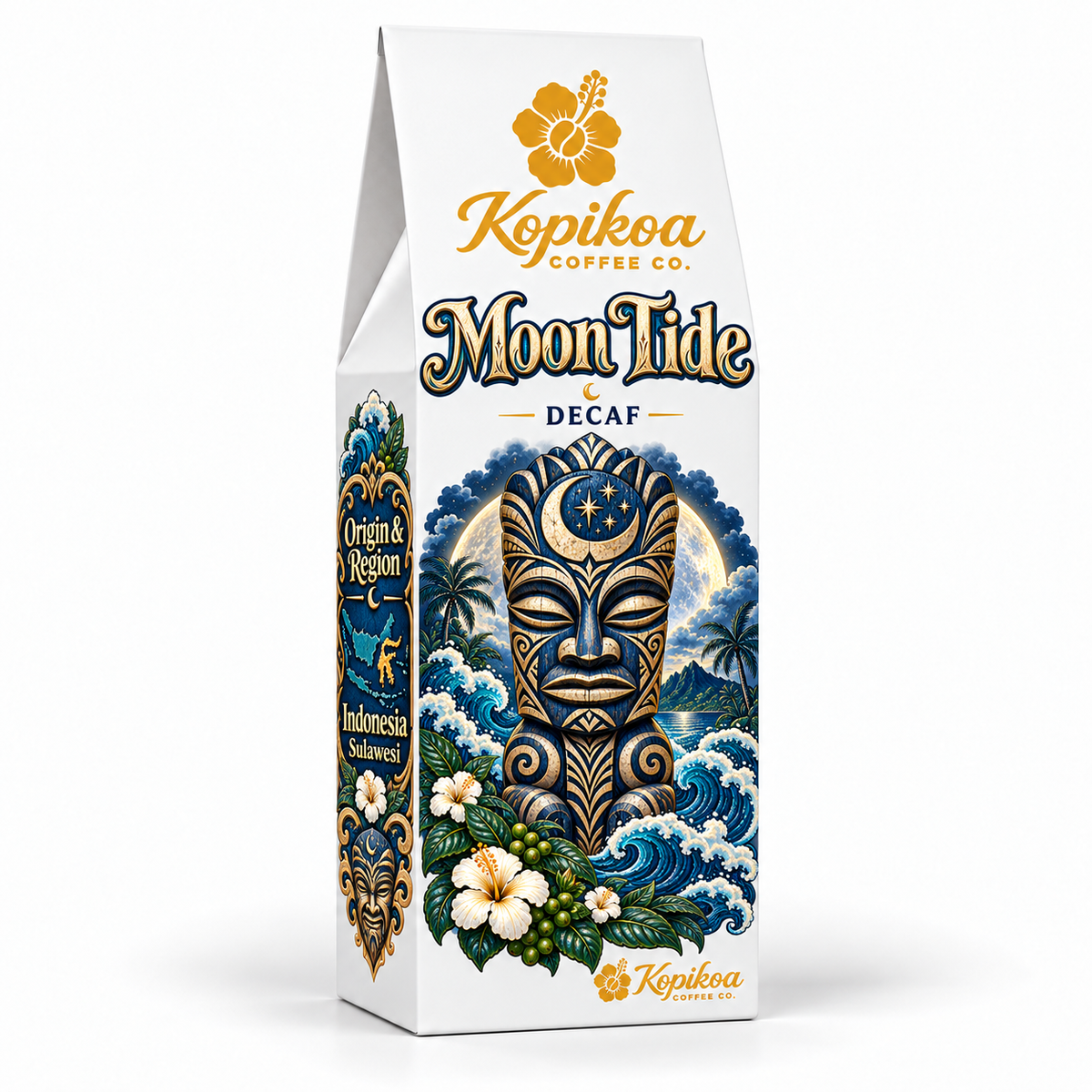 Moon Tide - Decaf Medium/Dark Roast 12oz (340g)