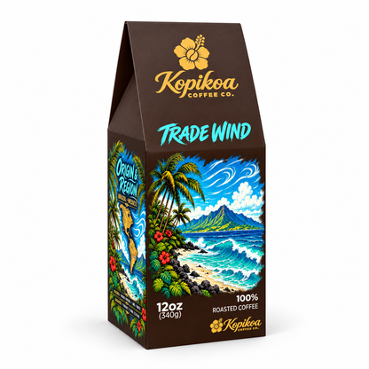 Kopikoa Trade Wind – Medium Roast Coffee | Brazil & Mexico Blend